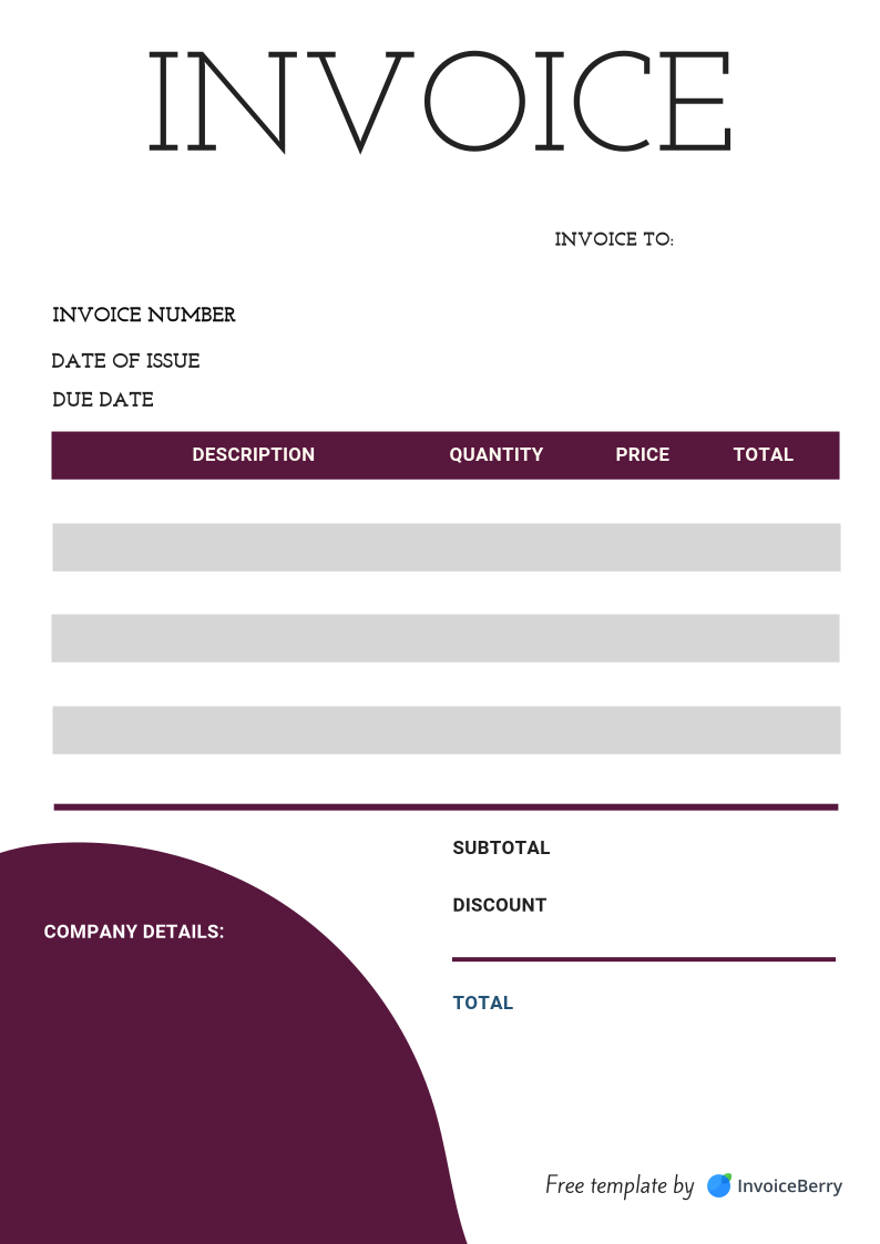 Free Invoice Templates